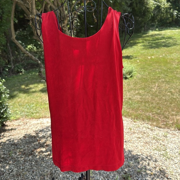 Chico’s travelers red spandex tank - Picture 4 of 4